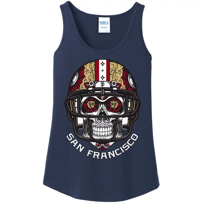 Sugar Skull Candy San Francisco Ladies Essential Tank