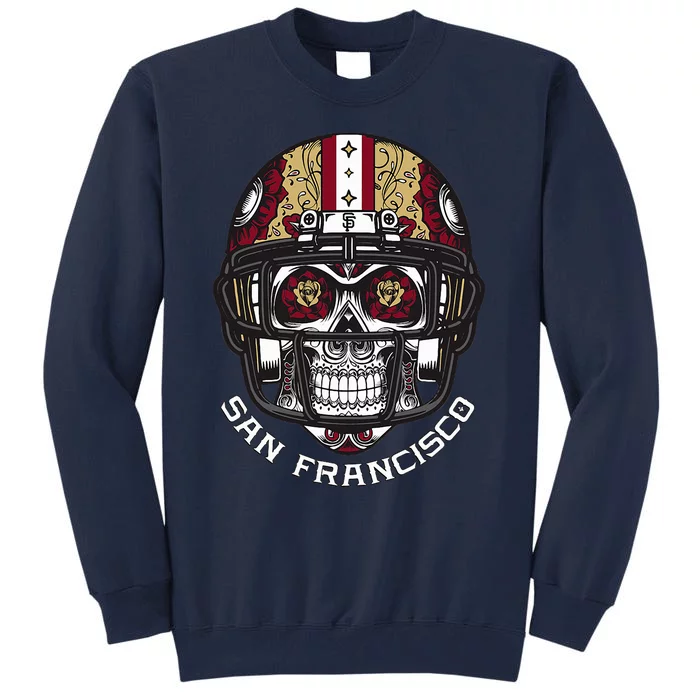 Sugar Skull Candy San Francisco Tall Sweatshirt