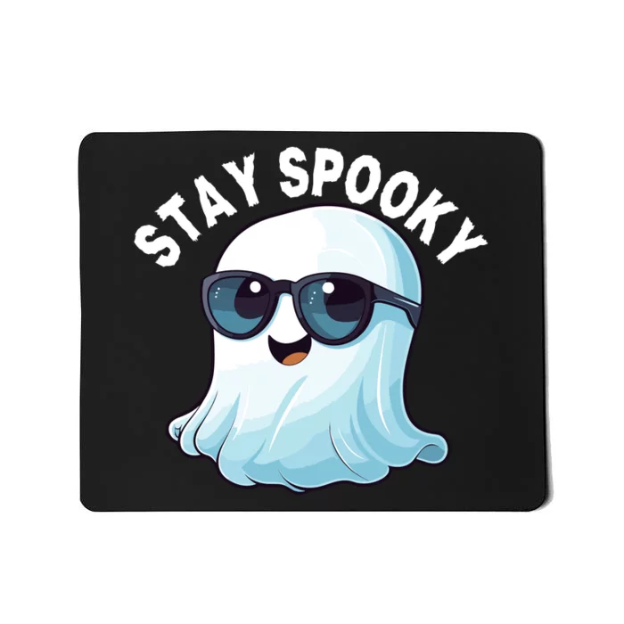 Stay Spooky Cute Ghost Boo Spooky Season Funny Halloween Spooky Boo Mousepad