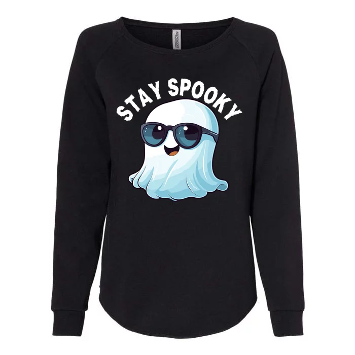 Stay Spooky Cute Ghost Boo Spooky Season Funny Halloween Spooky Boo Womens California Wash Sweatshirt