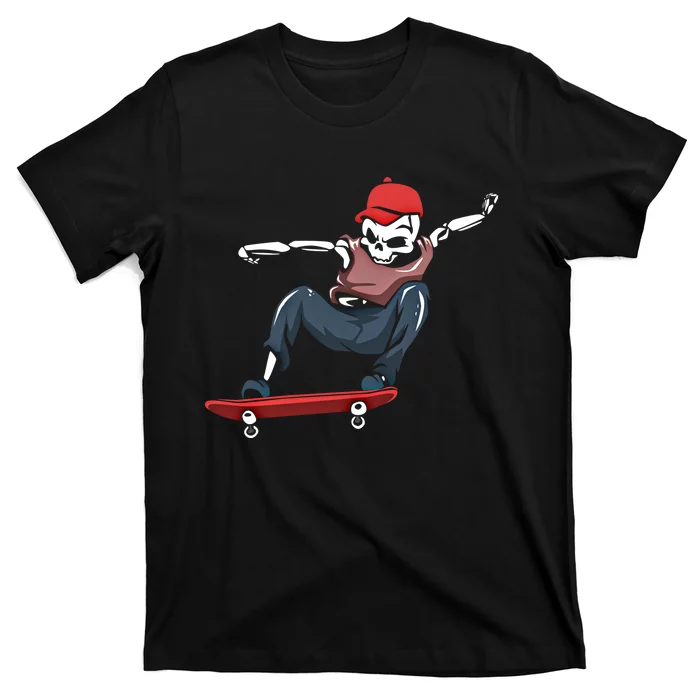 Skateboarding Skater Cool Gift Skateboard Skeleton Great Gift T-Shirt