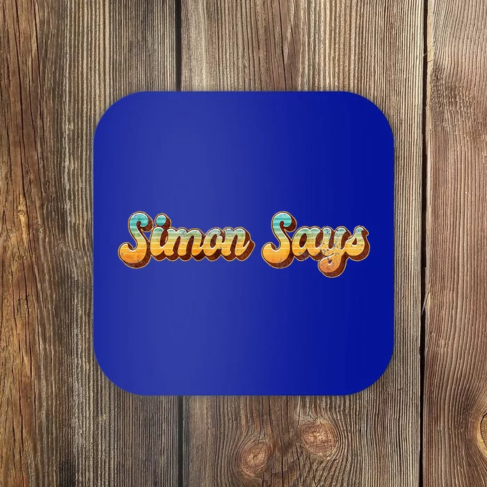 Simon Says Childhood Games From The 80s Or 90s Costume Coaster