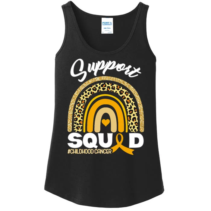 Support Squad Childhood Cancer Ladies Essential Tank