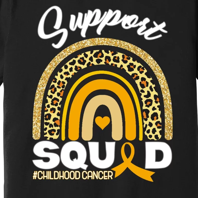 Support Squad Childhood Cancer Premium T-Shirt