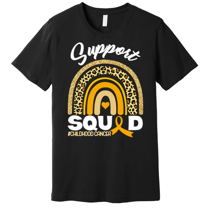 Support Squad Childhood Cancer Premium T-Shirt