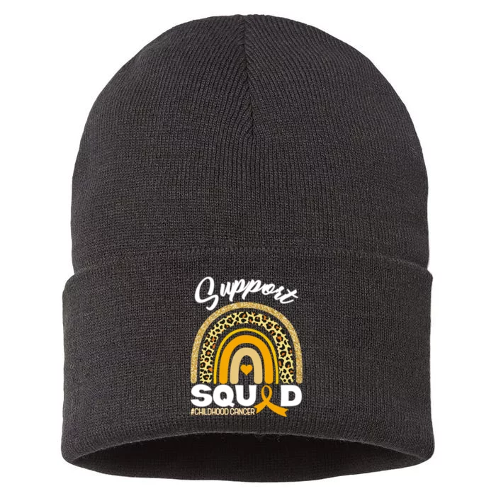 Support Squad Childhood Cancer Sustainable Knit Beanie