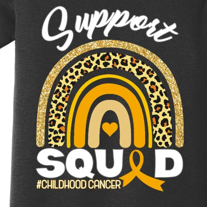 Support Squad Childhood Cancer Baby Bodysuit