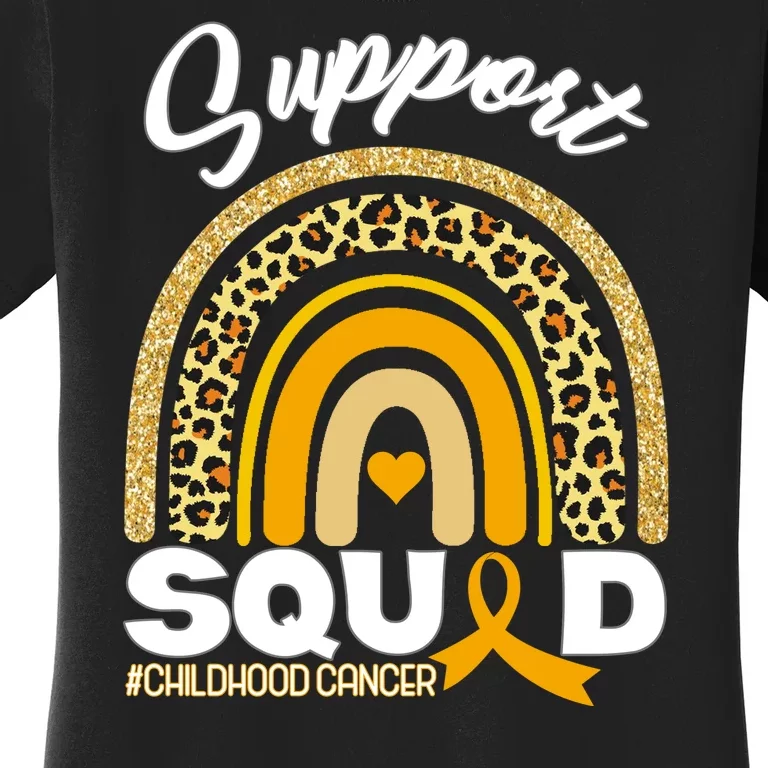 Support Squad Childhood Cancer Women's T-Shirt