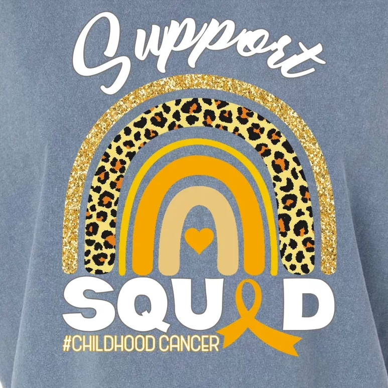 Support Squad Childhood Cancer Garment-Dyed Women's Muscle Tee