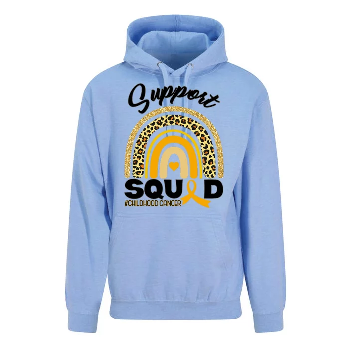 Support Squad Childhood Cancer Unisex Surf Hoodie