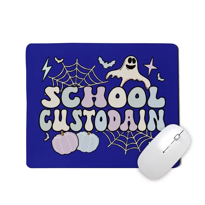 Spooky School Custodian Halloween School Janitor Cool Gift Mousepad