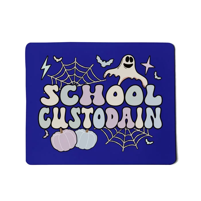 Spooky School Custodian Halloween School Janitor Cool Gift Mousepad