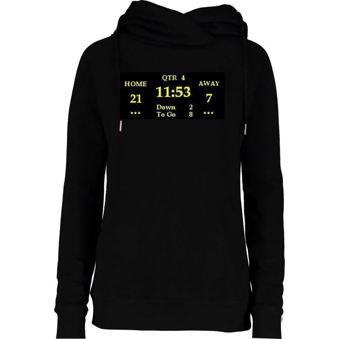 Scoreboard Womens Funnel Neck Pullover Hood