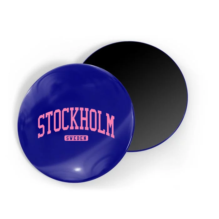 Stockholm Sweden College University Style Magnet