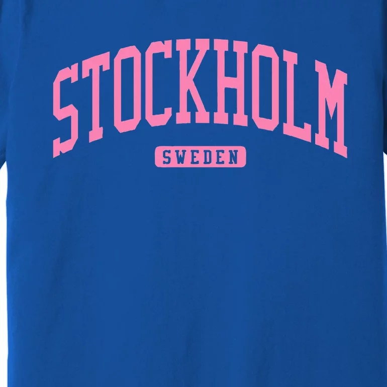 Stockholm Sweden College University Style Premium T-Shirt