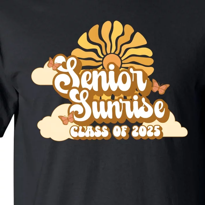 Senior Sunrise Class Of 2025 Retro Senior Tall T-Shirt