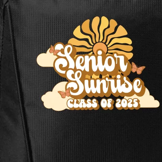 Senior Sunrise Class Of 2025 Retro Senior City Backpack