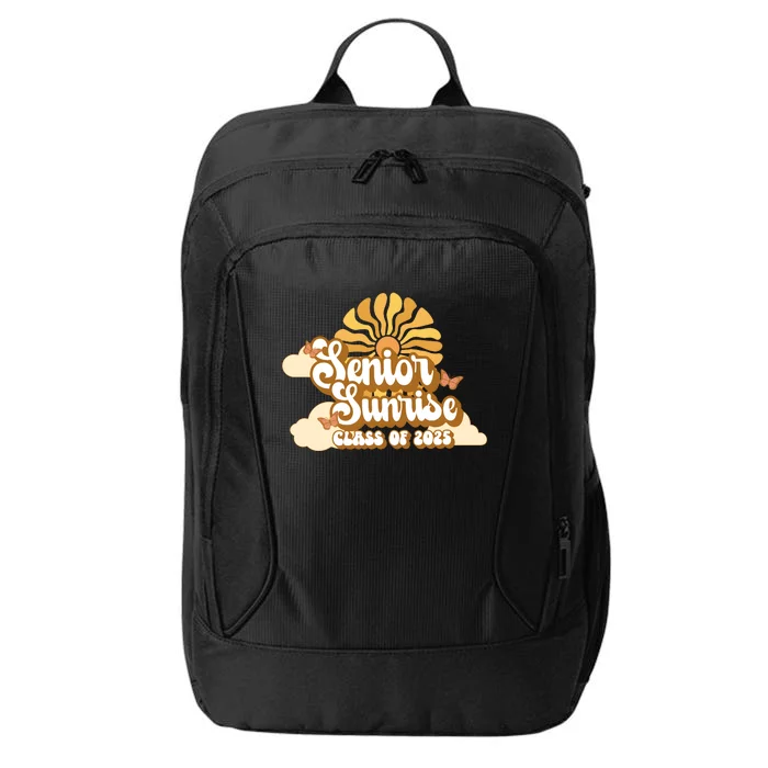 Senior Sunrise Class Of 2025 Retro Senior City Backpack