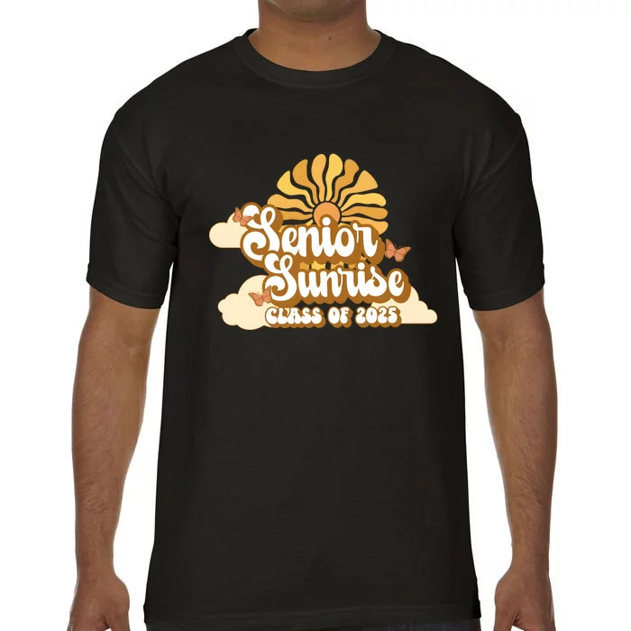 Senior Sunrise Class Of 2025 Retro Senior Comfort Colors T-Shirt