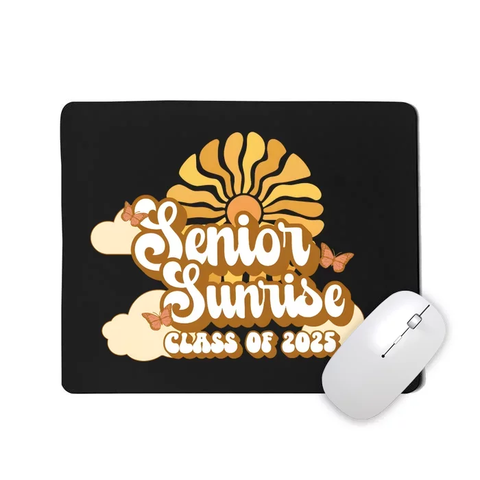 Senior Sunrise Class Of 2025 Retro Senior Mousepad