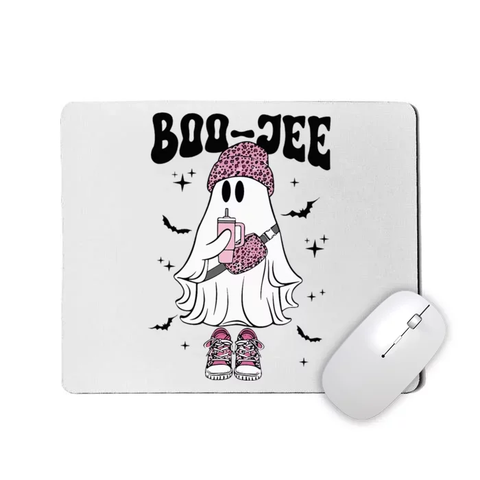 Spooky Season Cute Ghost Halloween Costume Boujee BooJee Mousepad