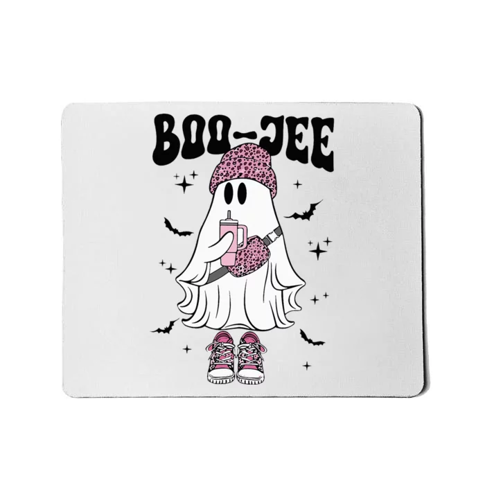 Spooky Season Cute Ghost Halloween Costume Boujee BooJee Mousepad