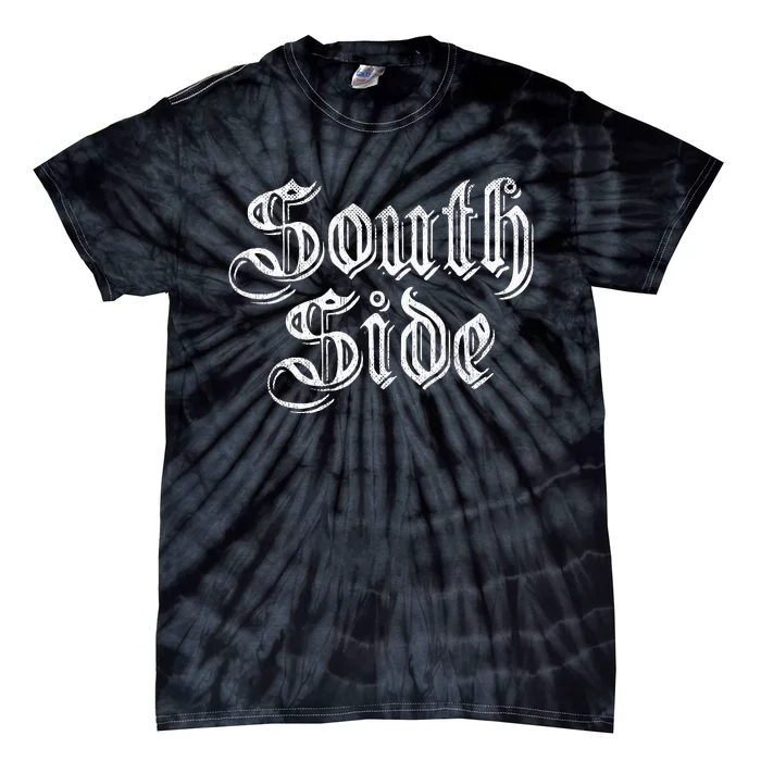 South Side Chicago Distressed South Side Tie-Dye T-Shirt