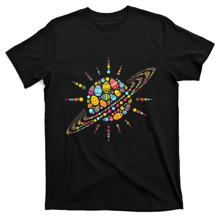 Solar System Colorful Easter Egg T-Shirt