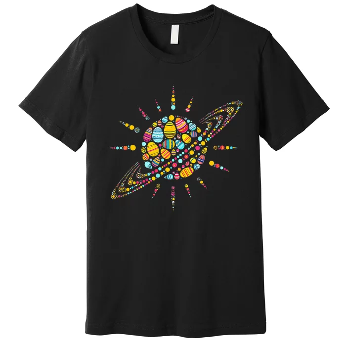 Solar System Colorful Easter Egg Premium T-Shirt