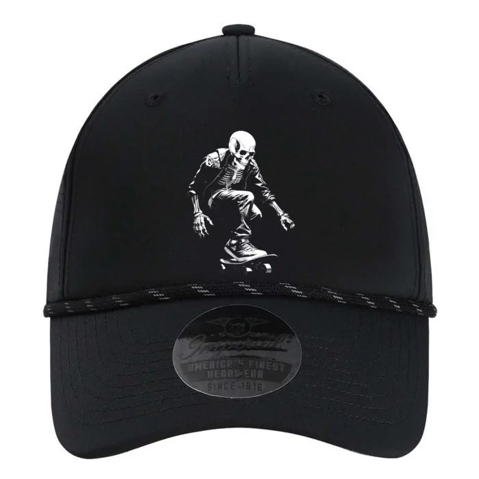 Skeleton Skateboarder Cool Performance The Dyno Cap