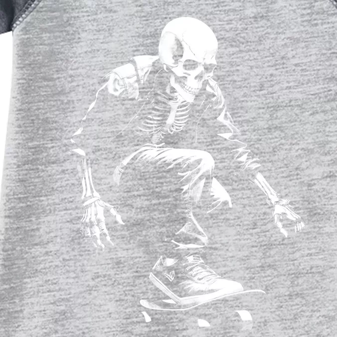 Skeleton Skateboarder Cool Infant Baby Jersey Bodysuit