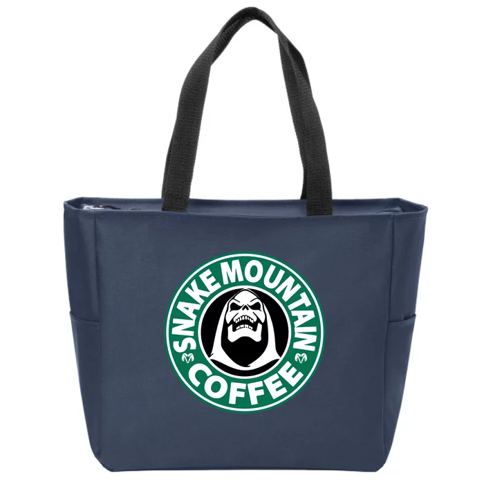 SKELETOR COFFEE Zip Tote Bag