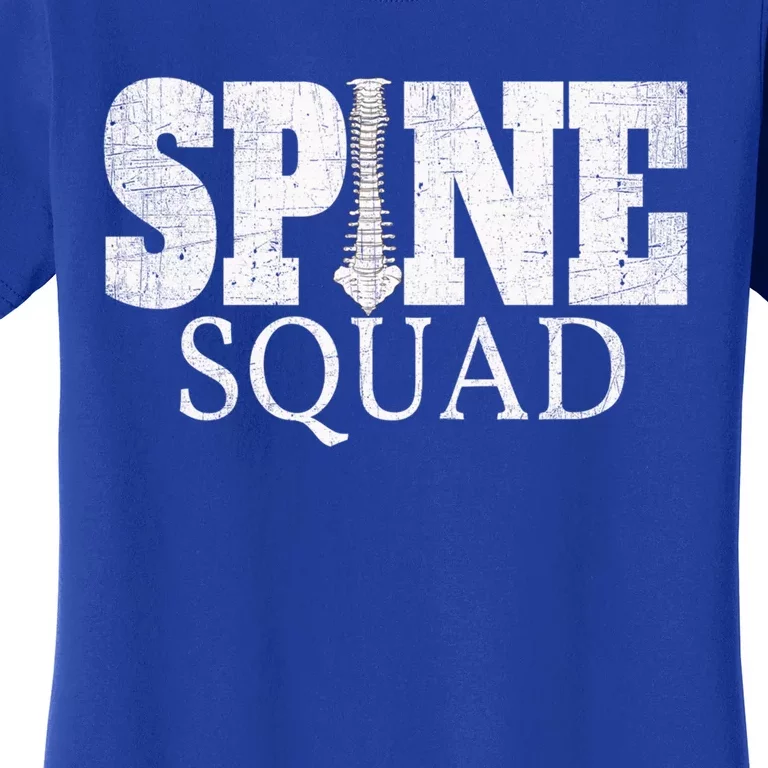 Spine Squad Chiropractor And Orthopedist Funny Cute Gift Women's T-Shirt