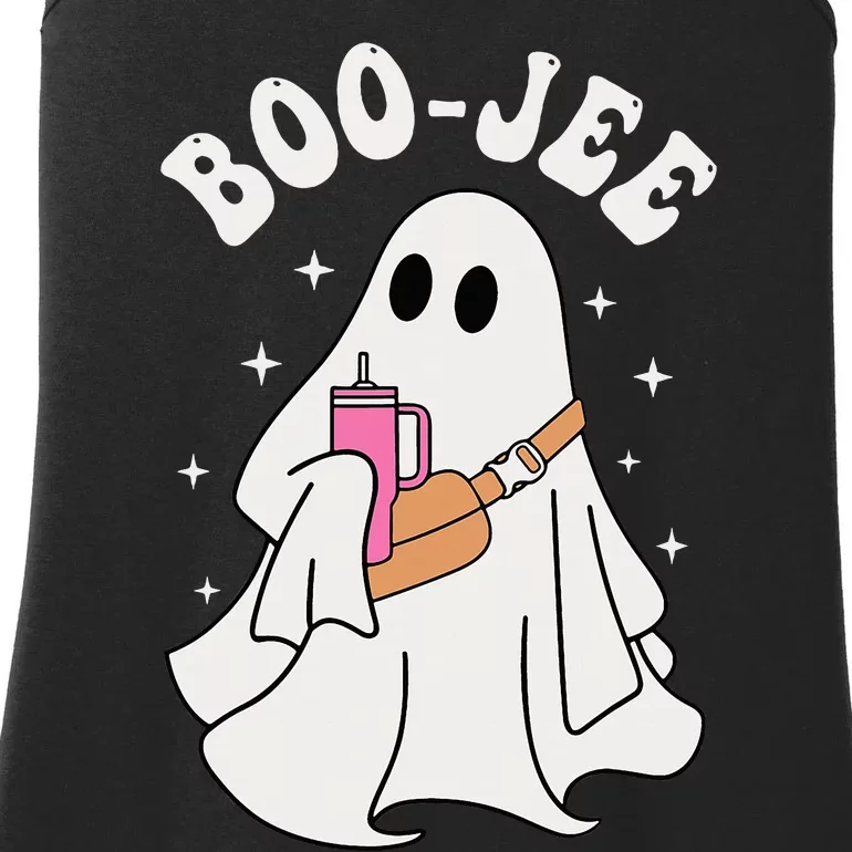 Spooky Season Cute Ghost Halloween Costume Boujee BooJee Ladies Essential Tank