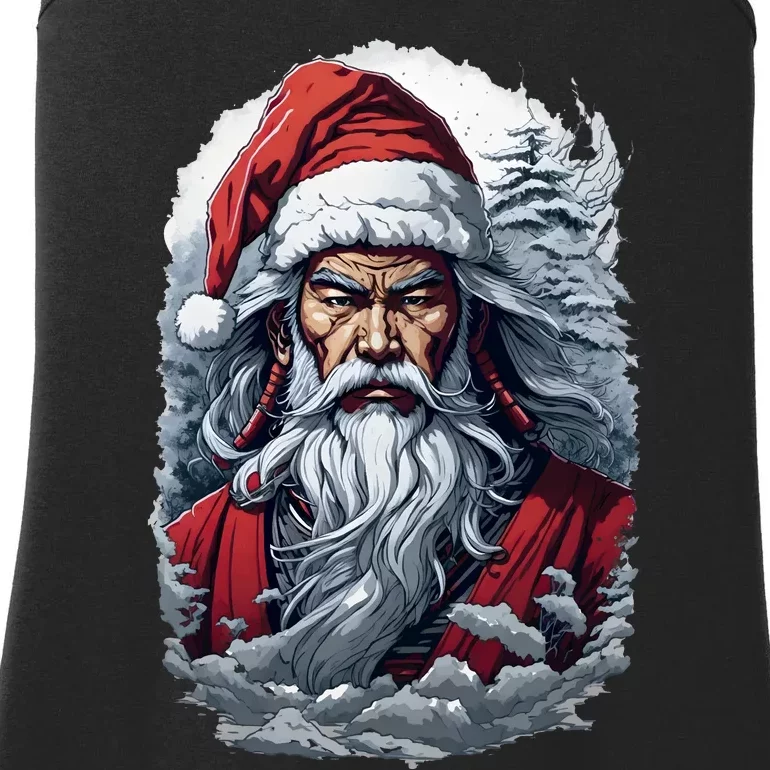 Samurai Santa Claus Ladies Essential Tank