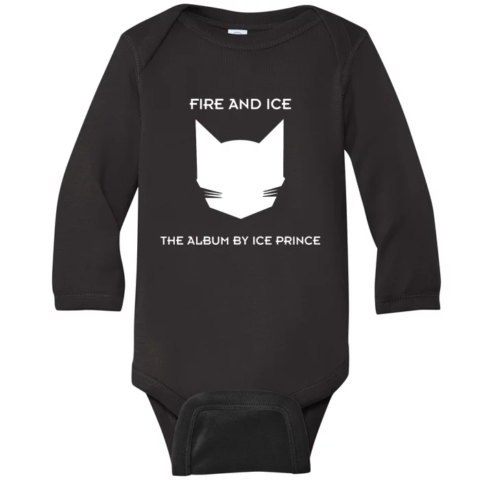 Scc Super Cool Cats Presents Fire And Ice 24 The Album By Ice Prince Baby Long Sleeve Bodysuit