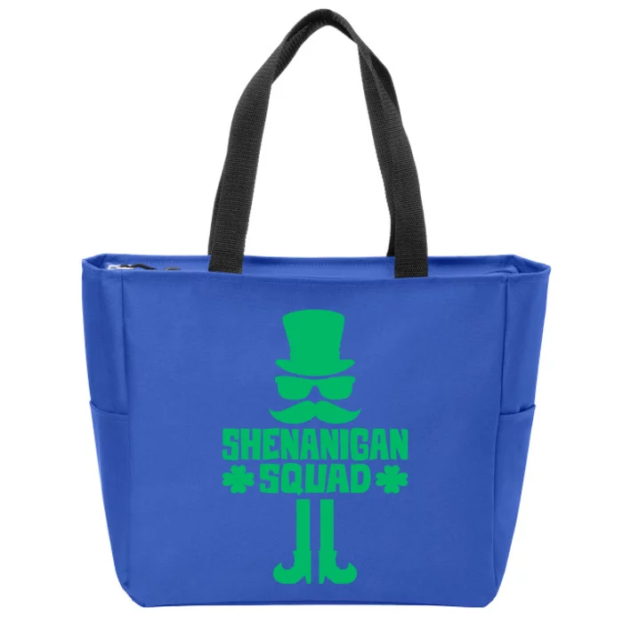 Shenanigans Squad Cute Gift St Patrick's Day Gift Zip Tote Bag