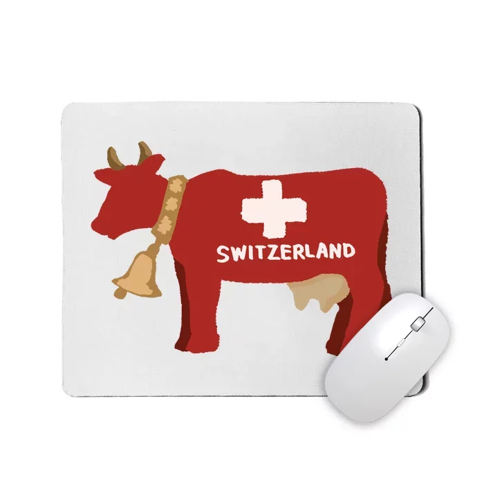 Switzerland Swiss Cow Mousepad