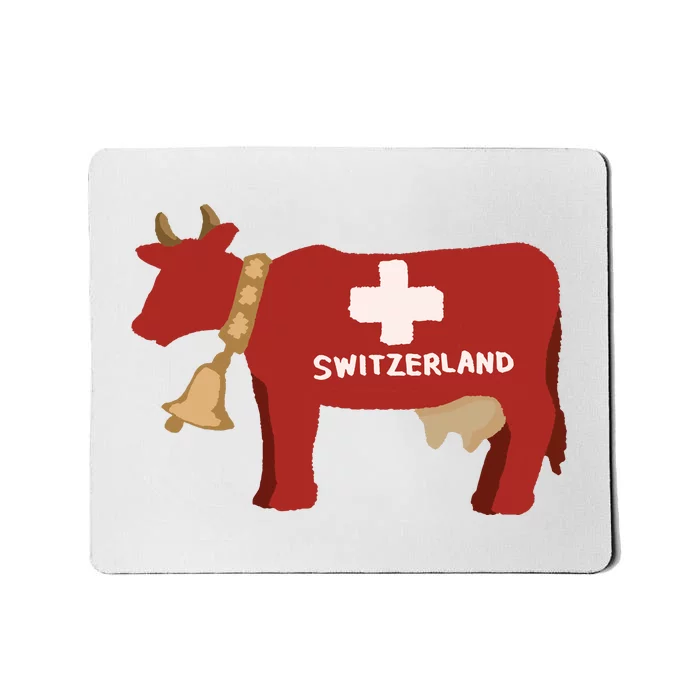 Switzerland Swiss Cow Mousepad