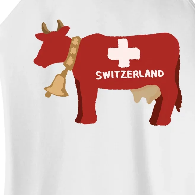 Switzerland Swiss Cow Women’s Perfect Tri Rocker Tank