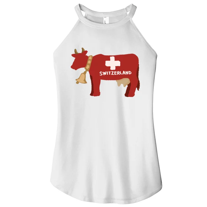 Switzerland Swiss Cow Women’s Perfect Tri Rocker Tank