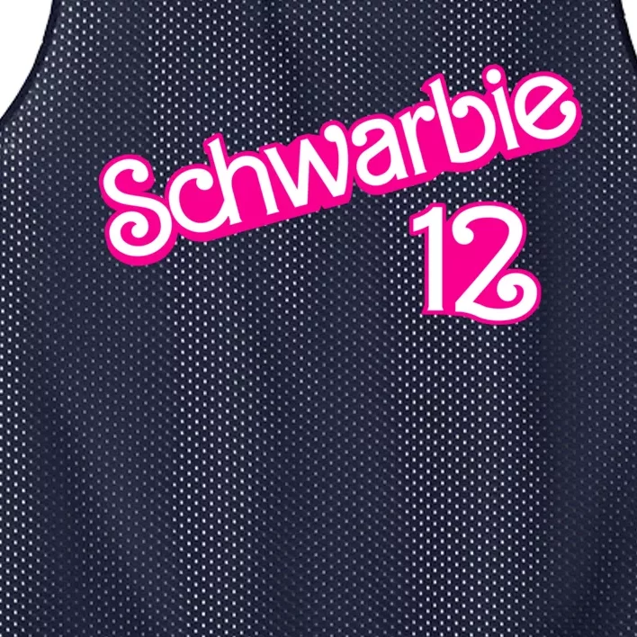 Schwarbie Mesh Reversible Basketball Jersey Tank