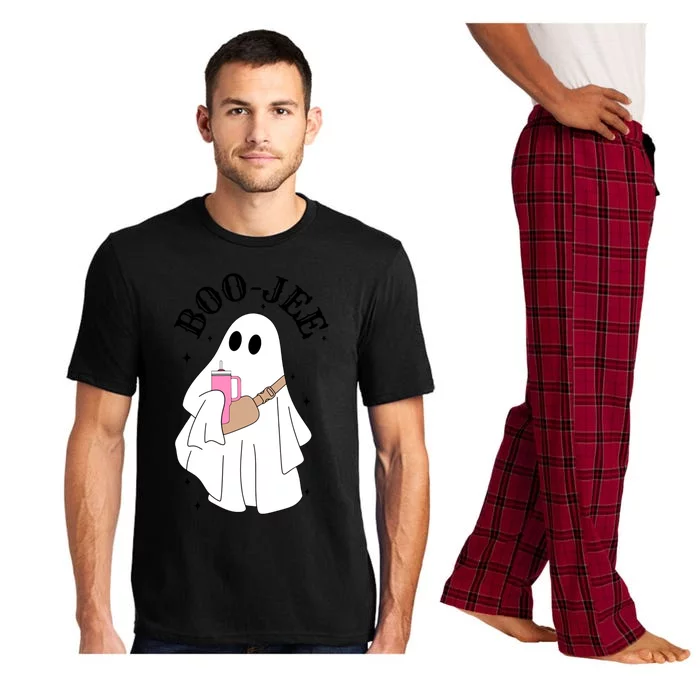 Spooky Season Cute Ghost Halloween Costume Boujee Boojee Meaningful Gift Pajama Set