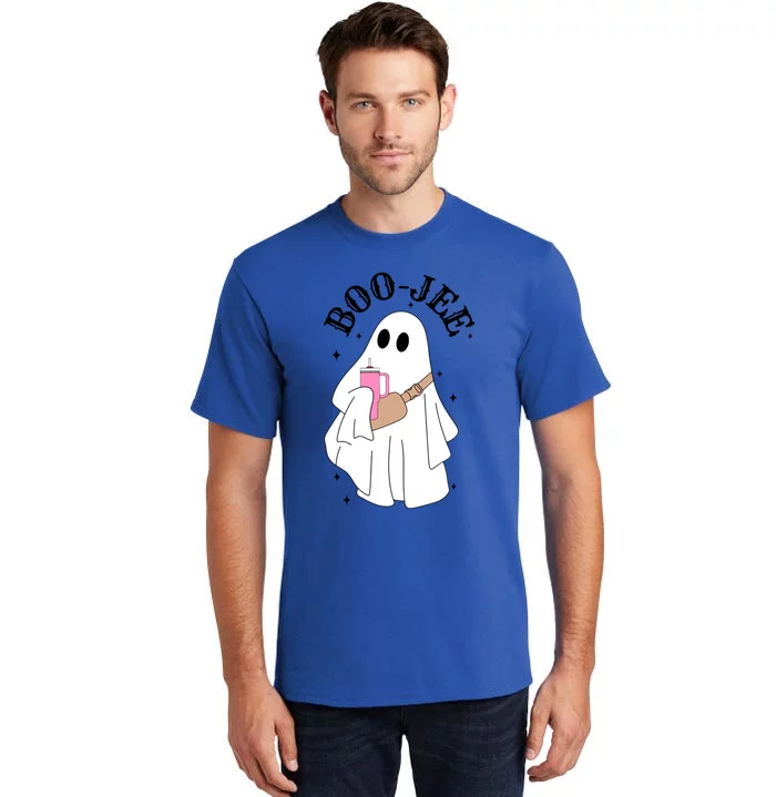 Spooky Season Cute Ghost Halloween Costume Boujee Boojee Meaningful Gift Tall T-Shirt