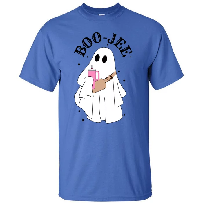 Spooky Season Cute Ghost Halloween Costume Boujee Boojee Meaningful Gift Tall T-Shirt