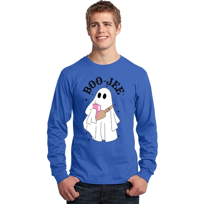 Spooky Season Cute Ghost Halloween Costume Boujee Boojee Meaningful Gift Tall Long Sleeve T-Shirt