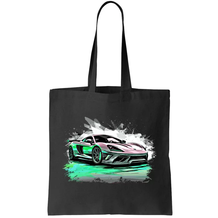 Supercar Sports Car Exotic Concept Art Hypercar Graphic Meaningful Gift Tote Bag