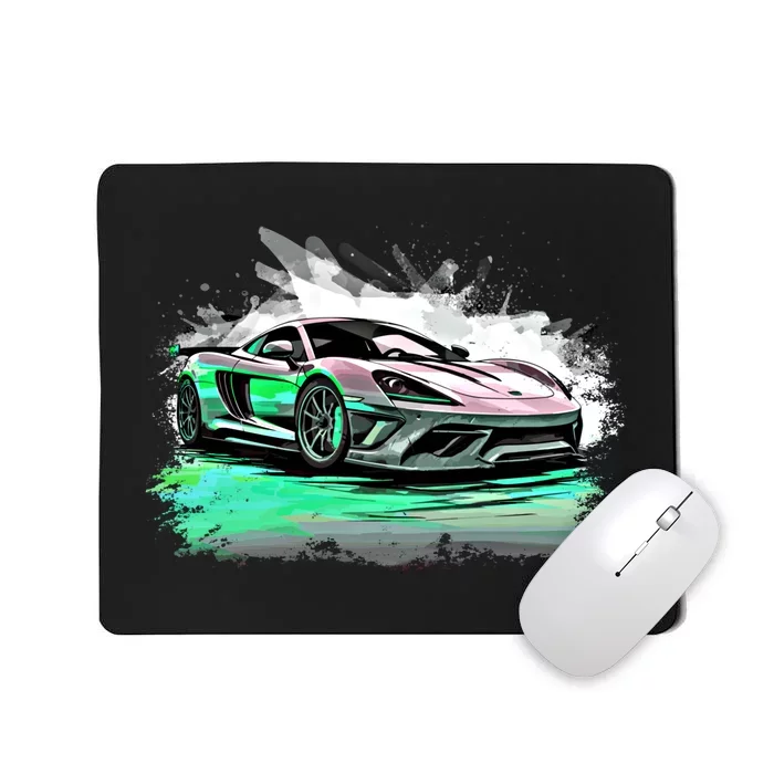 Supercar Sports Car Exotic Concept Art Hypercar Graphic Meaningful Gift Mousepad