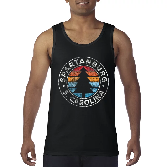 Spartanburg South Carolina Sc Vintage Tank Top