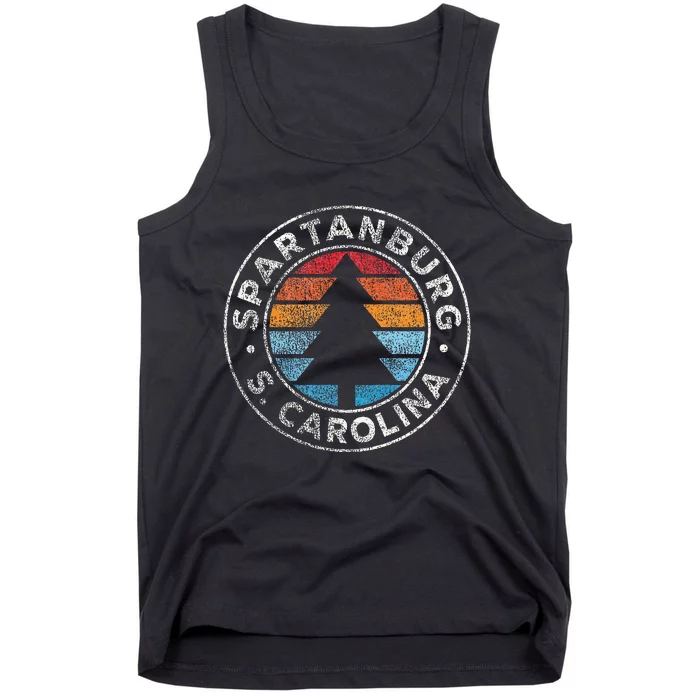 Spartanburg South Carolina Sc Vintage Tank Top